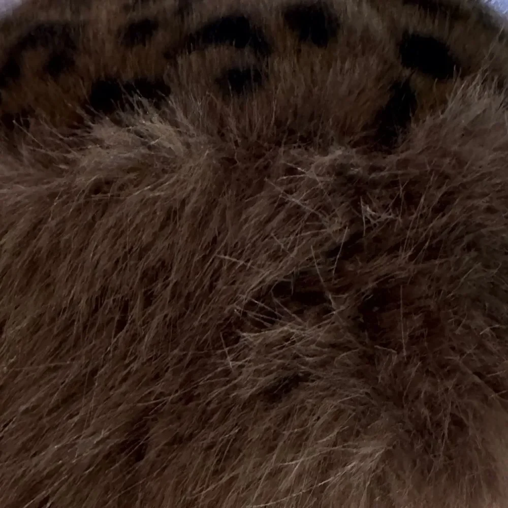 Leopard Print Faux Fur Hat